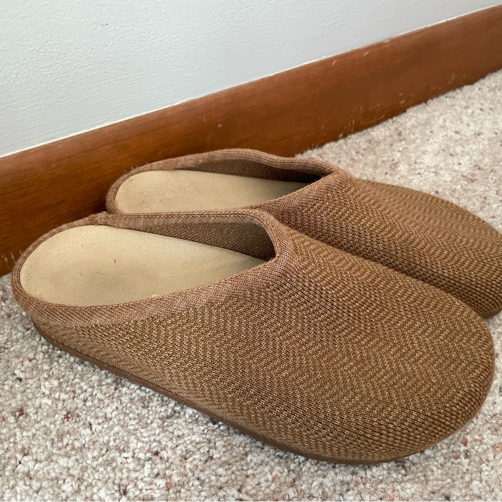 Rothy’s casual clog - teak herringbone